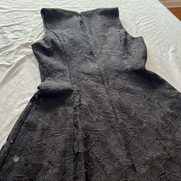 White House Black Market Lace Fit and Flare Dress - Picture 8 of 9